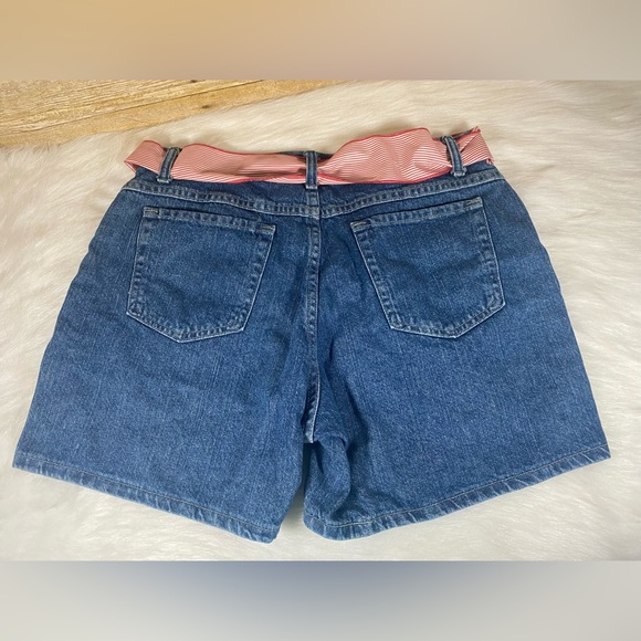 NWT Lee Riders Denim Jean Shorts sz 14 M Mid Stone Five Pocket - Picture 2 of 9